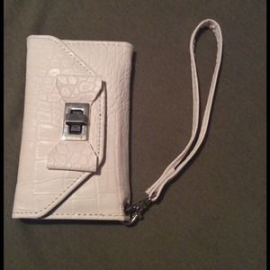 IPhone 5S White Reptile Pattern Phone Case