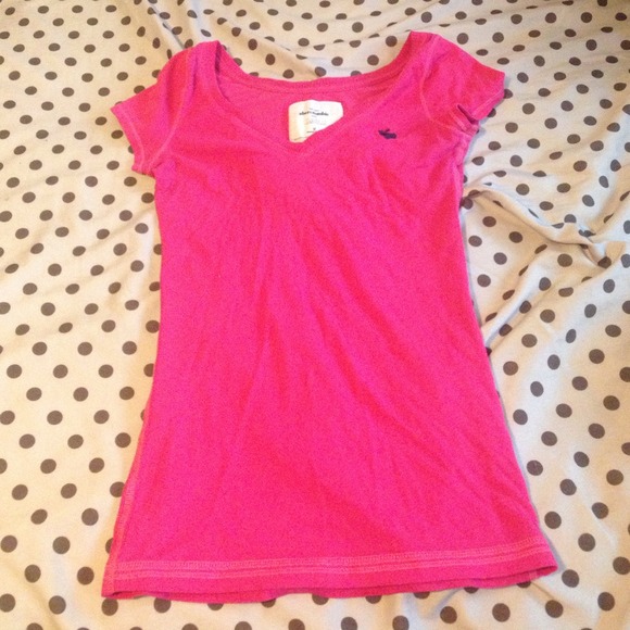 Pink hollister shirt