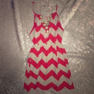 Francesca's chevron dress