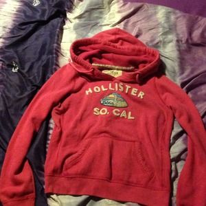 Pink Hollister pullover