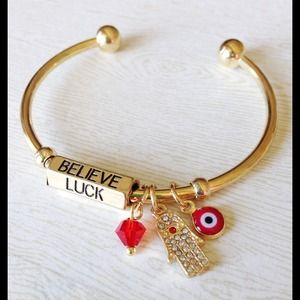 Hamsa/Evil Eye Cuff