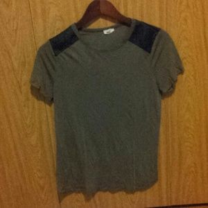 Dark green shirt