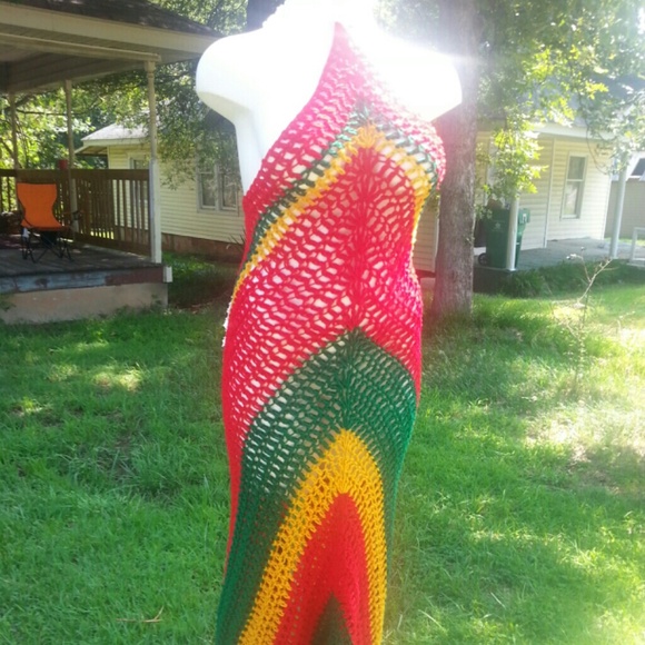 SOLD Rasta Dress Christmas in July Price Slash