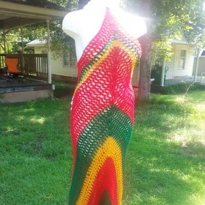 SOLD Rasta Dress Christmas in July Price Slash