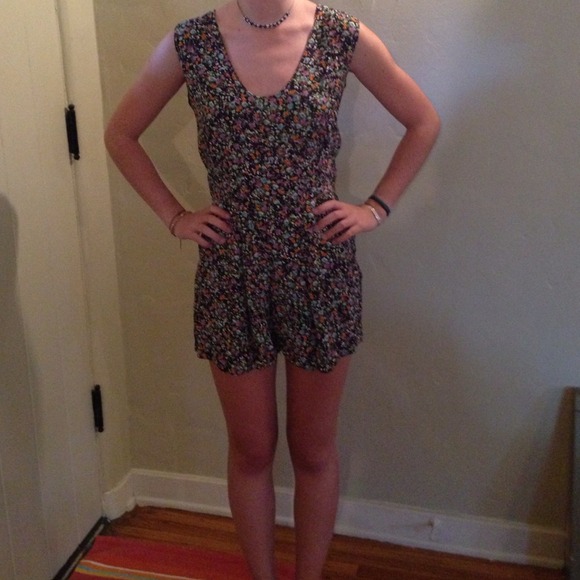 Floral Romper - only worn once!
