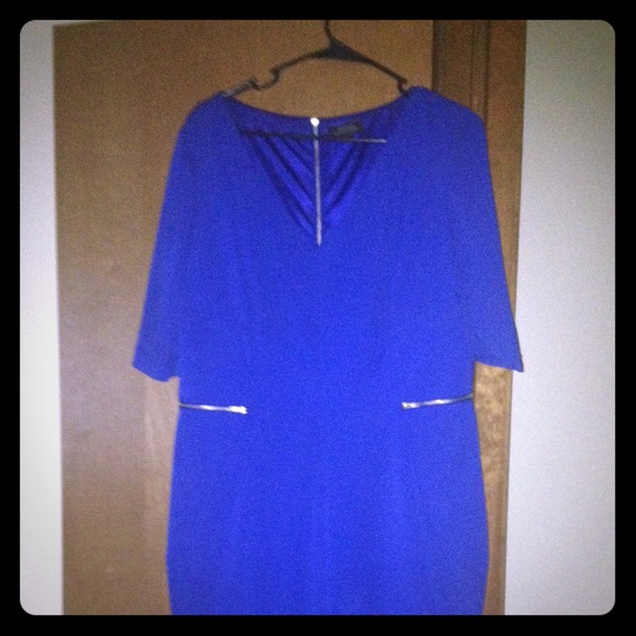 Royal blue dress