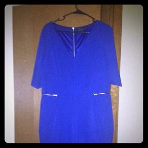 Royal blue dress