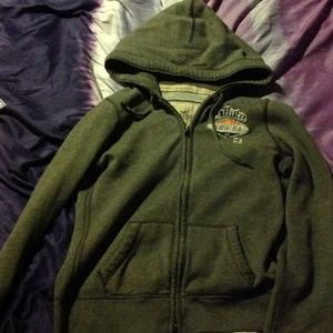 Grey zip up hoodie