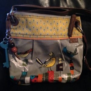 Bird Print Purse by Fossil