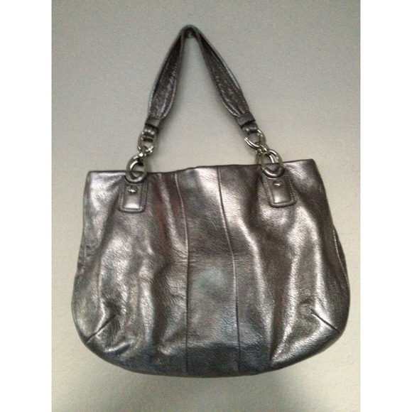 🆕💓SV/Gunmetal coach bag💓 - Picture 2 of 4