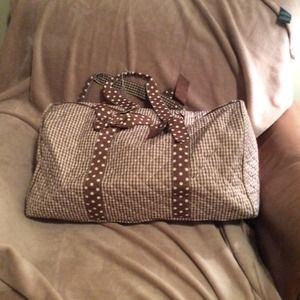 New quilted duffel bag