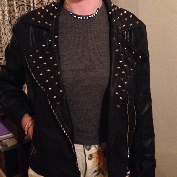Super Rad Studded Leather Jacket