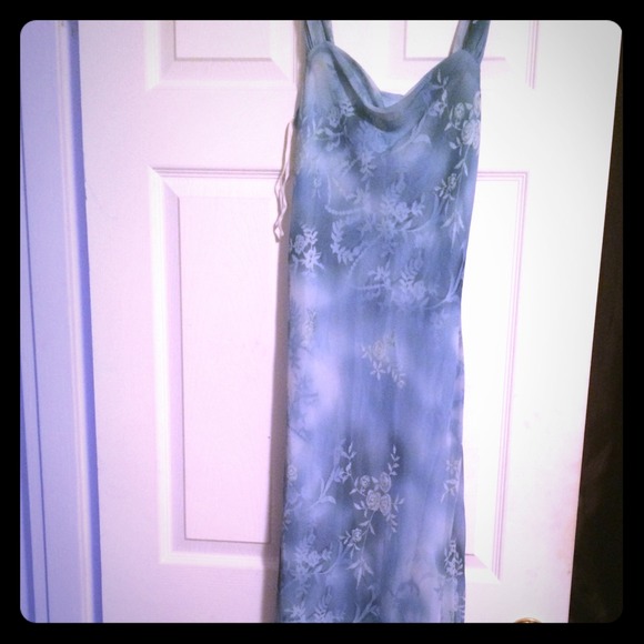 Blue simple dress . Worn once