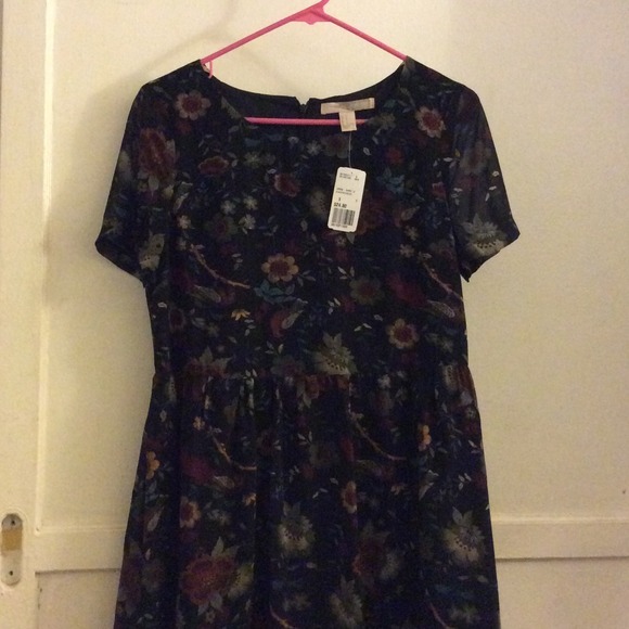 Forever 21 Floral Babydoll Dress