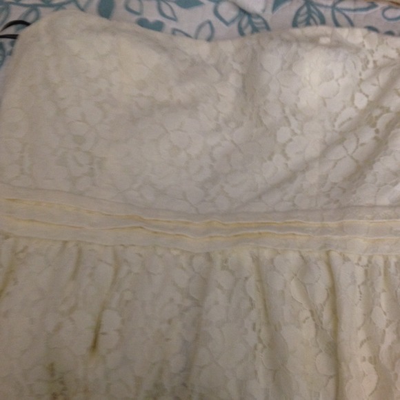 White lacy f21 dress