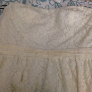 White lacy f21 dress