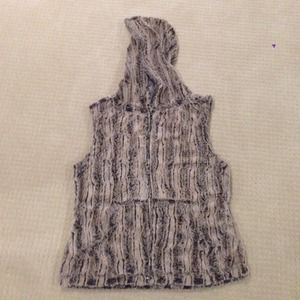 True Grit faux fur vest