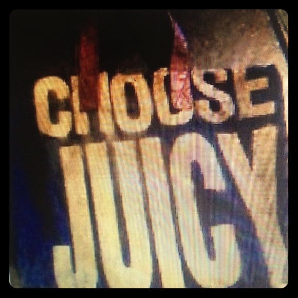 Choose juicy leather/canvas juicy couture tote