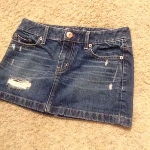 American eagle denim skirt
