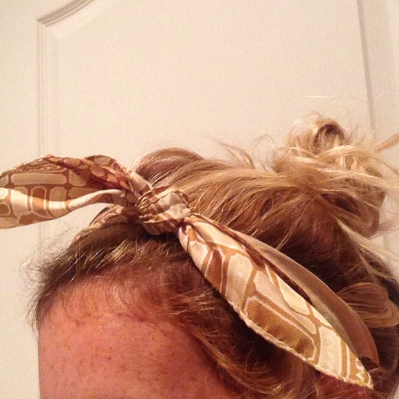 Coach silk scarf