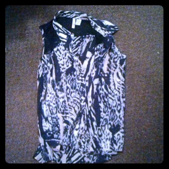 leopard print blouse