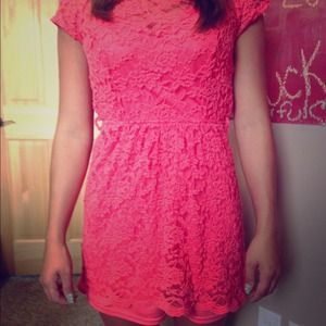 Pink Lace Dress