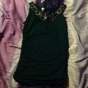 Green dressy top