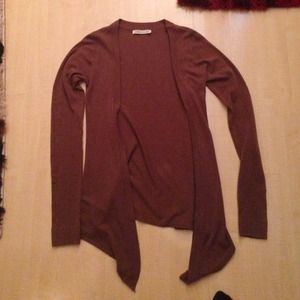 Dark brown cardigan