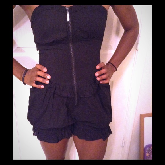 All Black Romper