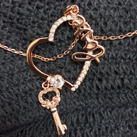 Rose gold plated necklace - Picture 3 of 3