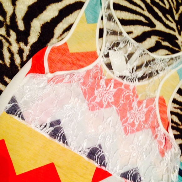 Chevron Razor Back Maxi Dress - Picture 2 of 4