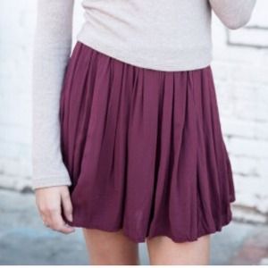 NWT Brandy Melville Maroon Skirt