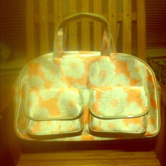 Floral Silk Carry-on bag