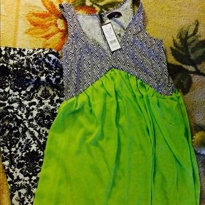 Zebra lime green dress!