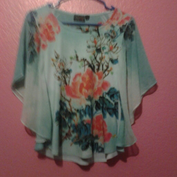 Floral design shirt