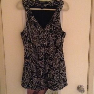 Reduced!!  Dressy INC. Top with Beads and Sequins