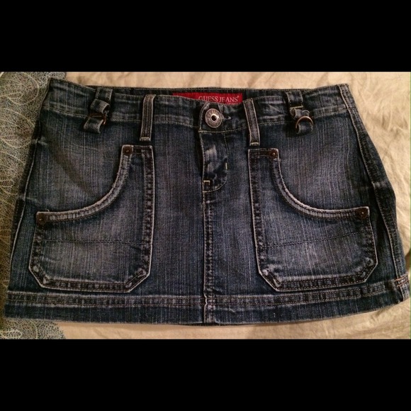Guess denim skirt
