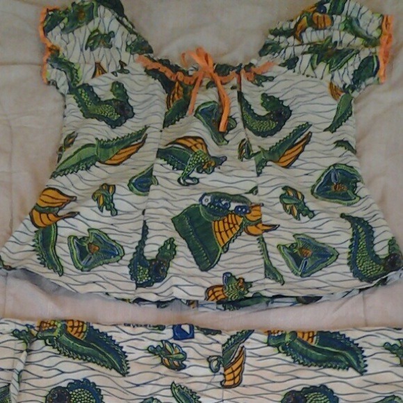 African Outfit Sz XL Ankara