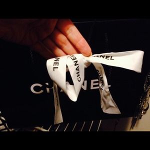 Large authentic Chanel shopping bag