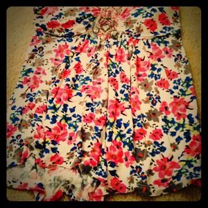 Flower tube top!