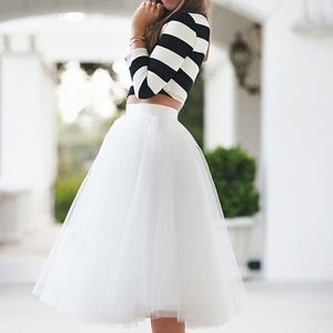 4 Layered Tulle Skirt!!😻