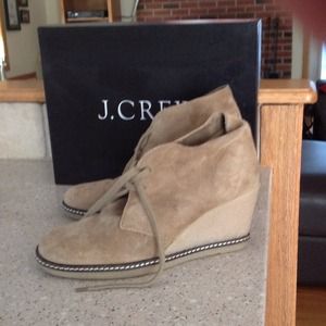 J crew macAllister wedge boots