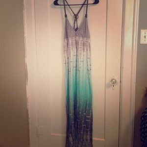Long summer maxi dress