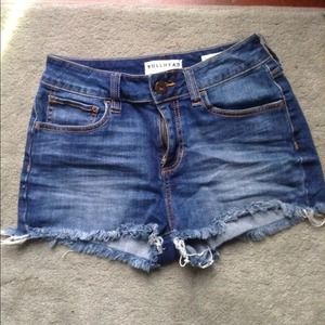High waisted shorts