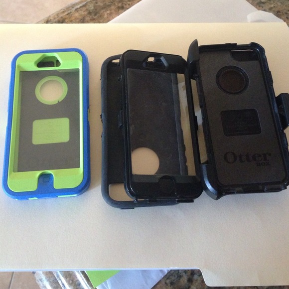 Blue green iphone 5/5s otter box new