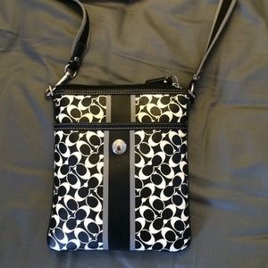 Authentic Coach cross body purse