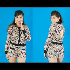 BCBG generation floral romper