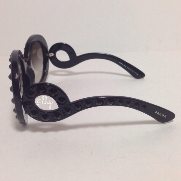 PRADA ORNATE PRECIOUS BAROQUE SUNGLASSES – SPR31P - Picture 3 of 4