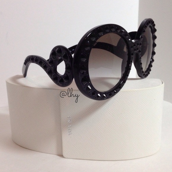 PRADA ORNATE PRECIOUS BAROQUE SUNGLASSES – SPR31P - Picture 4 of 4