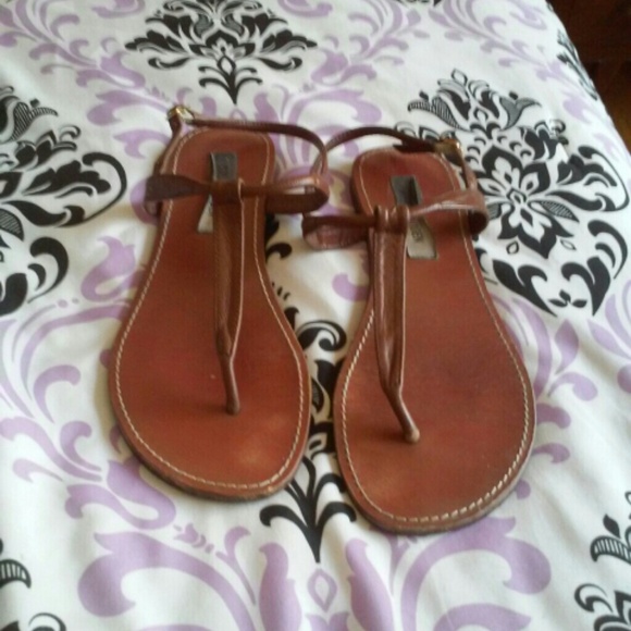 Steve Madden Leather Thong Sandals